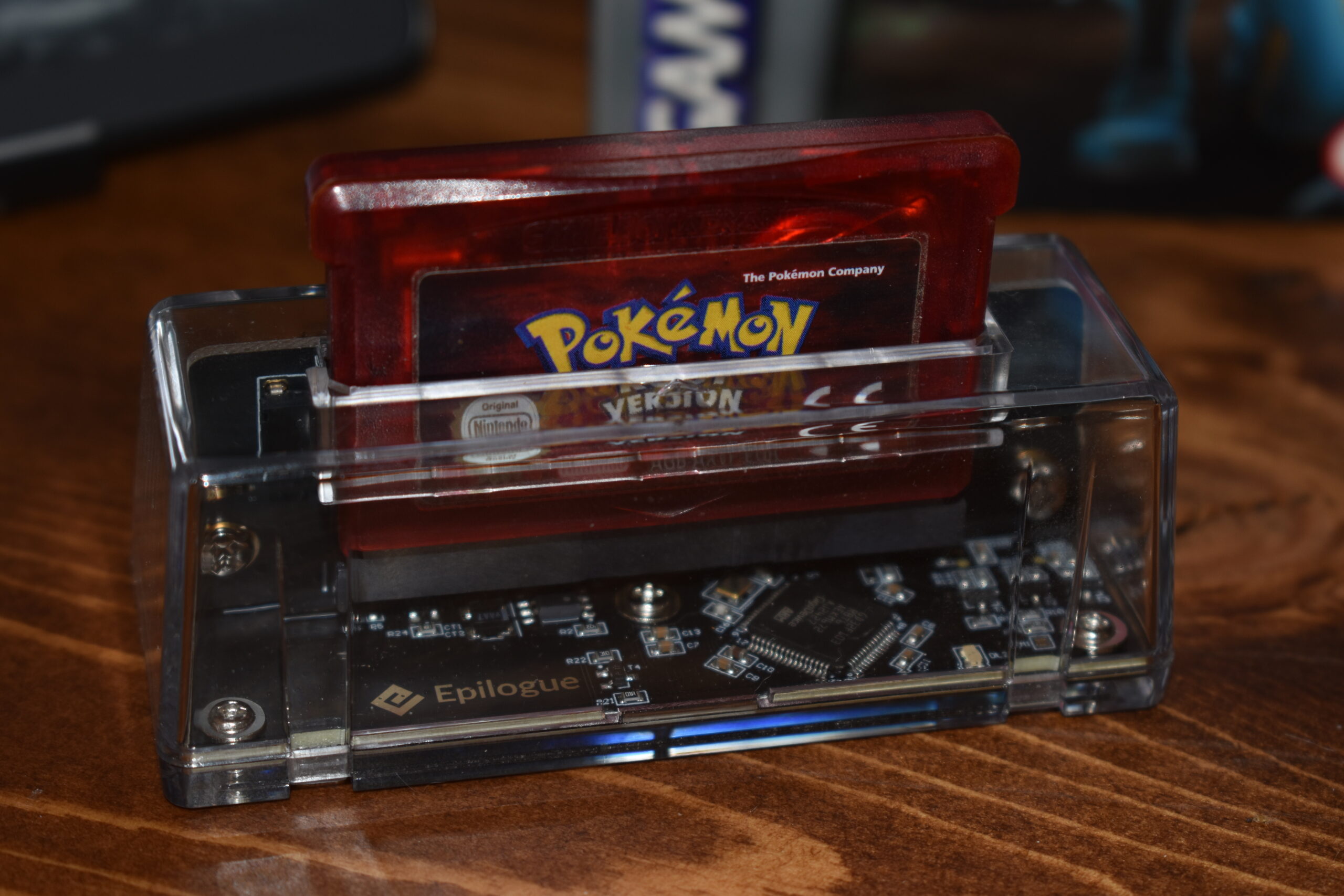 GB Operator with Pokemon Ruby slotted in