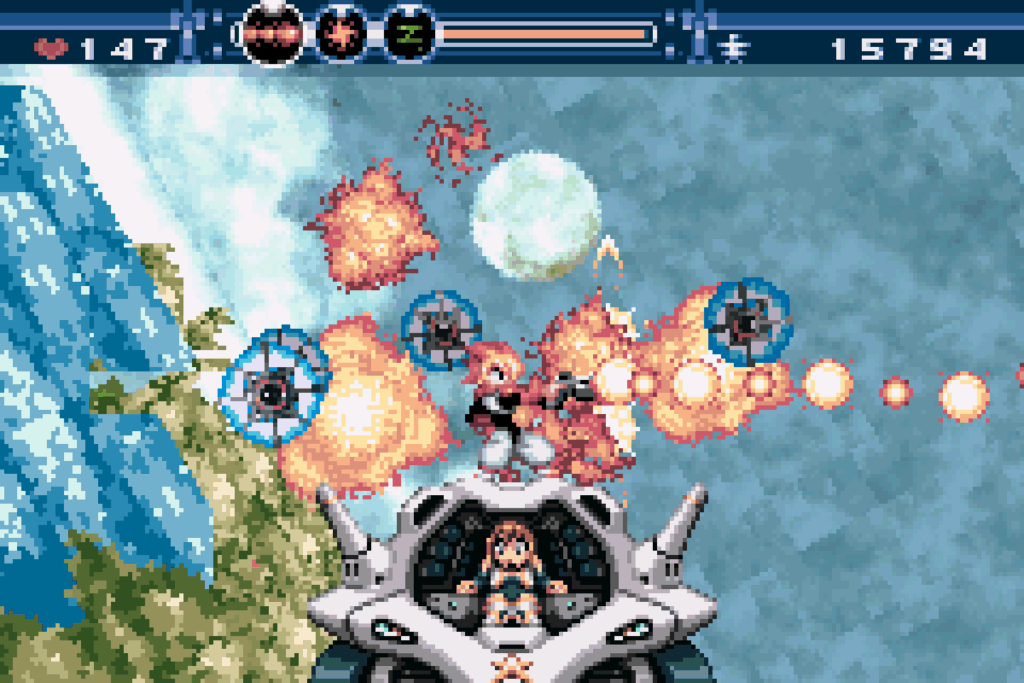 One of the many rotating aircraft sections