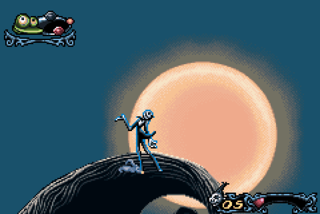 Jack standing in front of the moon on top of Spiral Hill