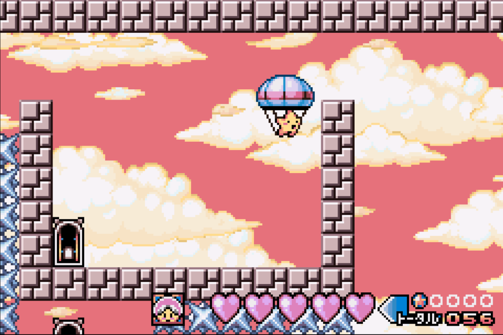 A ballon hover section in Densetsu no Stafy