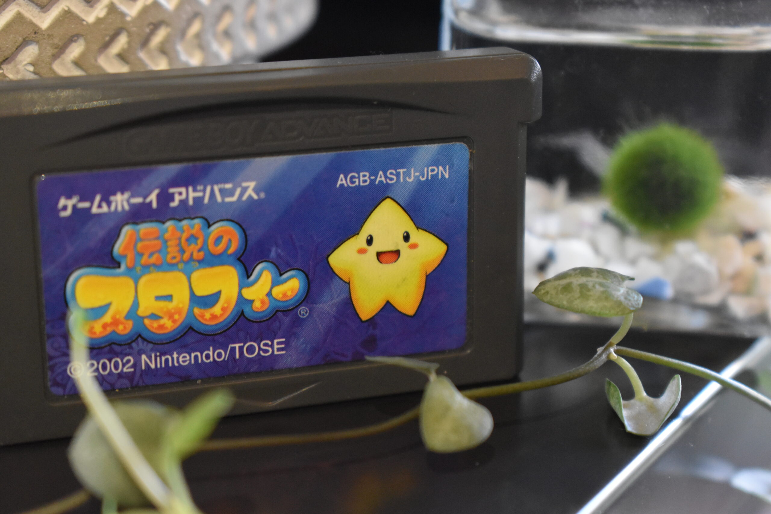 A Densetsu no Starfy cart next to a marimo