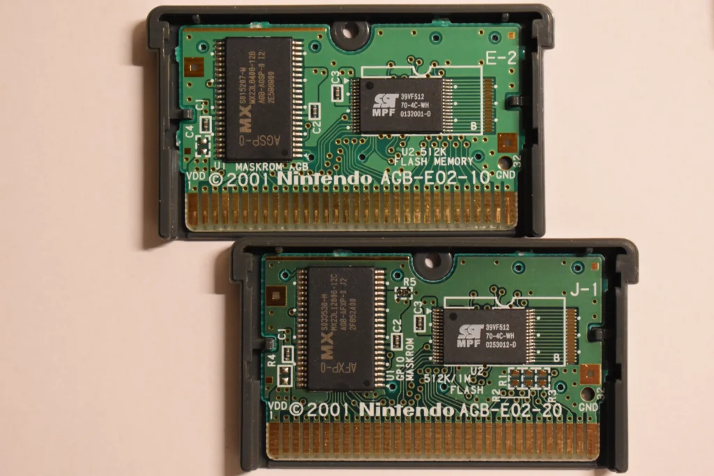 The PCBs of Golden Sun and FFT Advance